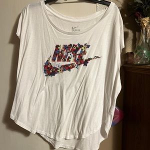White Nike tee. Size XL